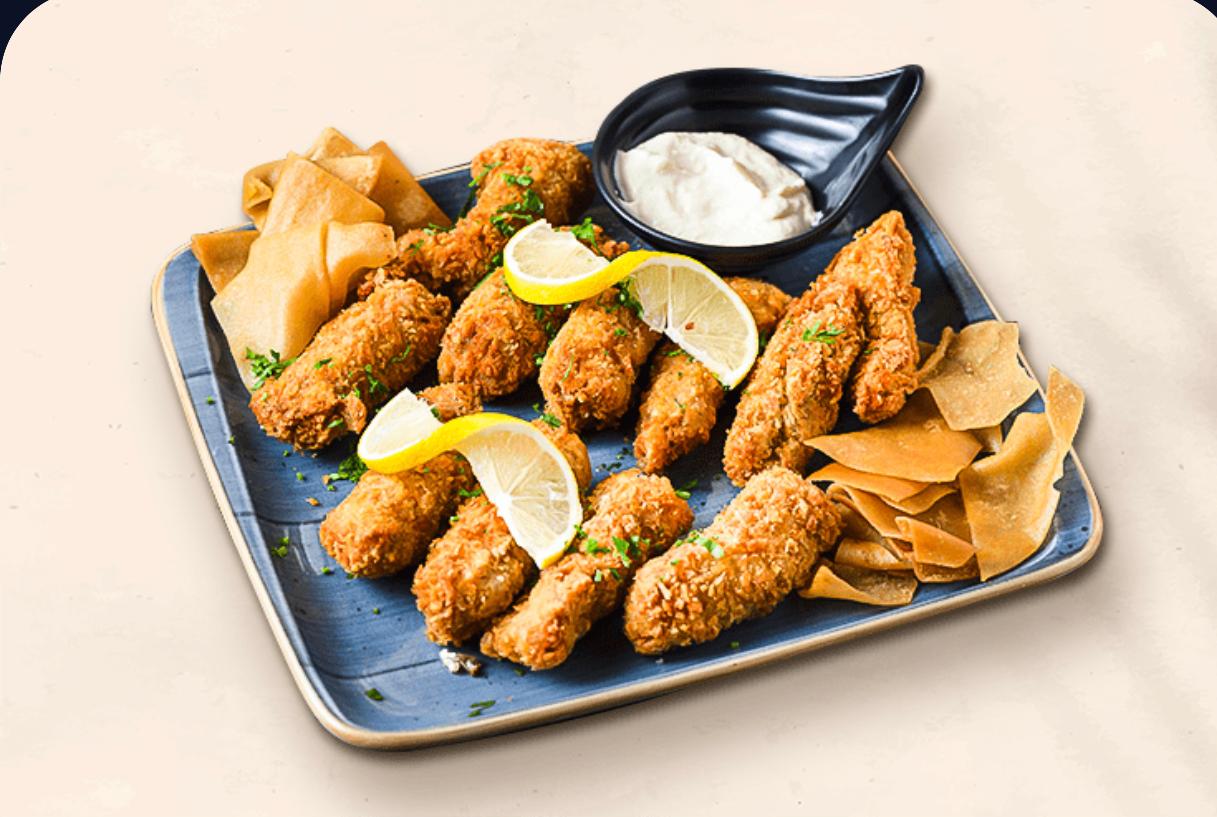 فيليه  السمك المقلي