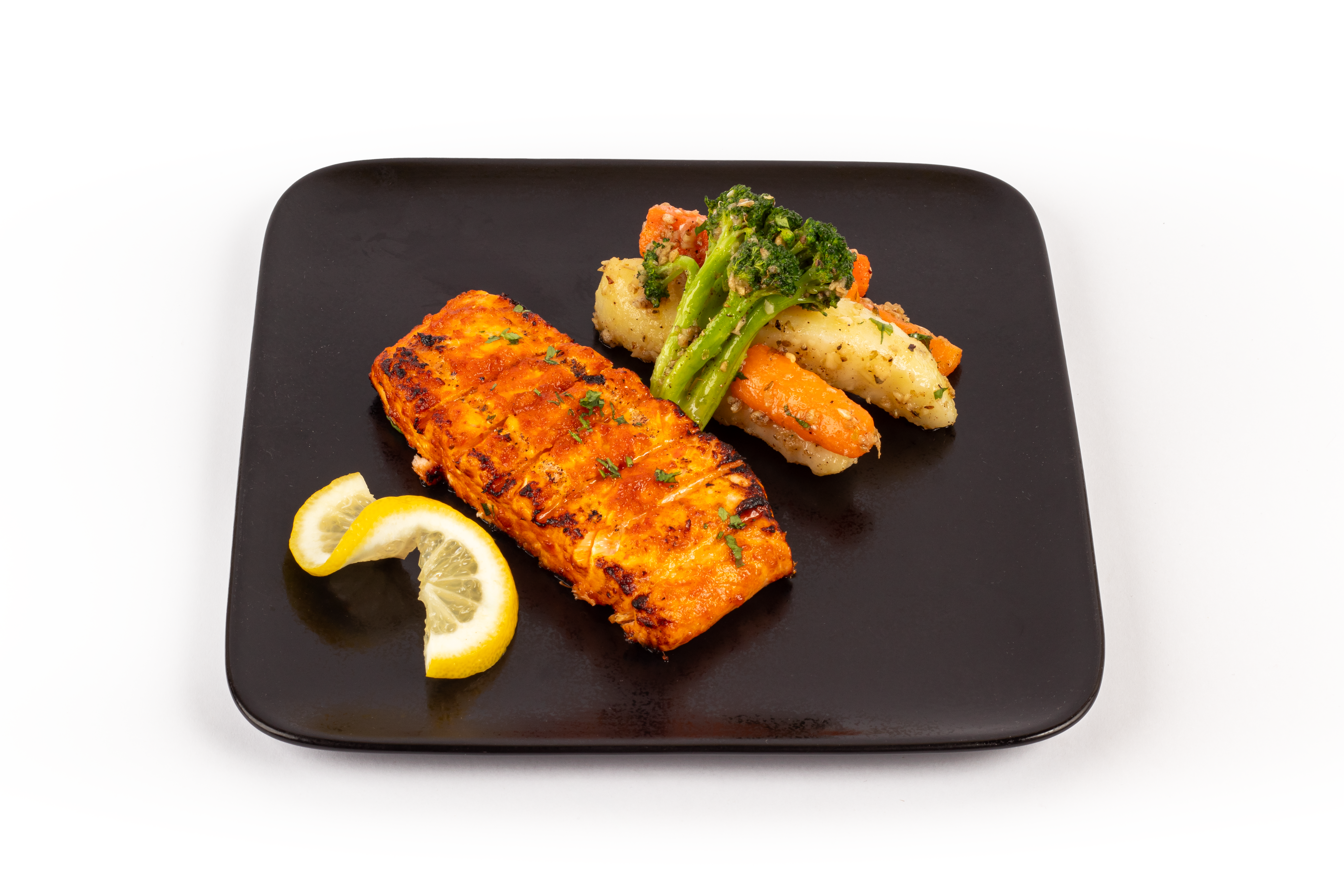 سالمون مشوي