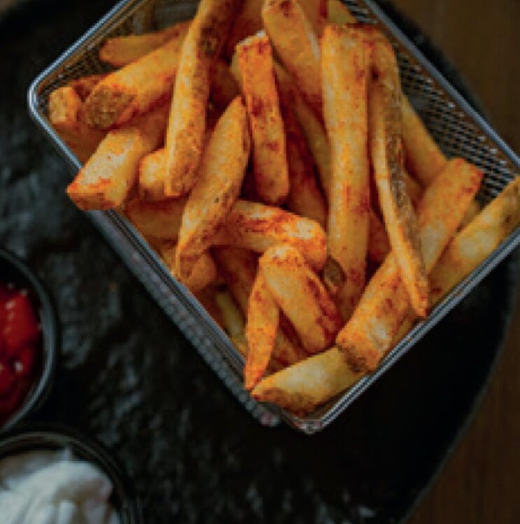 البطاطس المقلية بنكهة البابريكا المدخنة