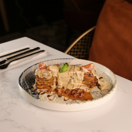 لازانيا لحم البقر والفطر