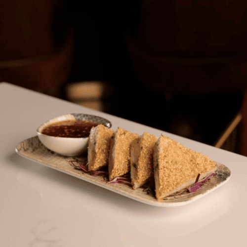 توست الروبيان بالسمسم