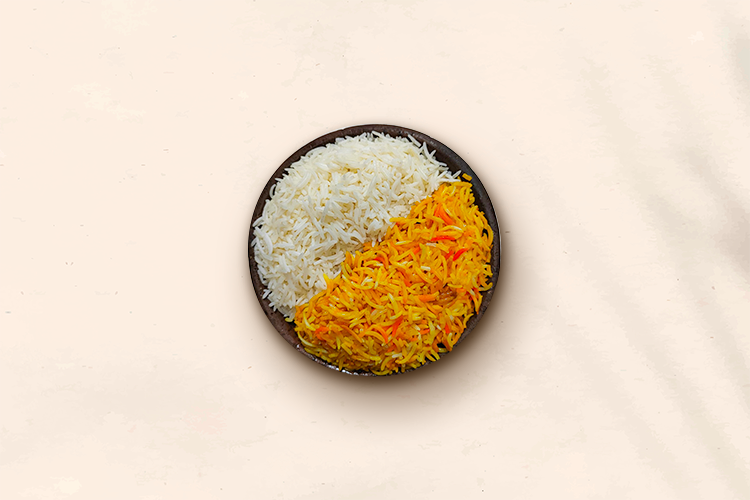 رز برياني ،ابيض صغير