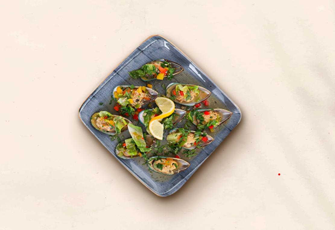 محار بالليمون والثوم