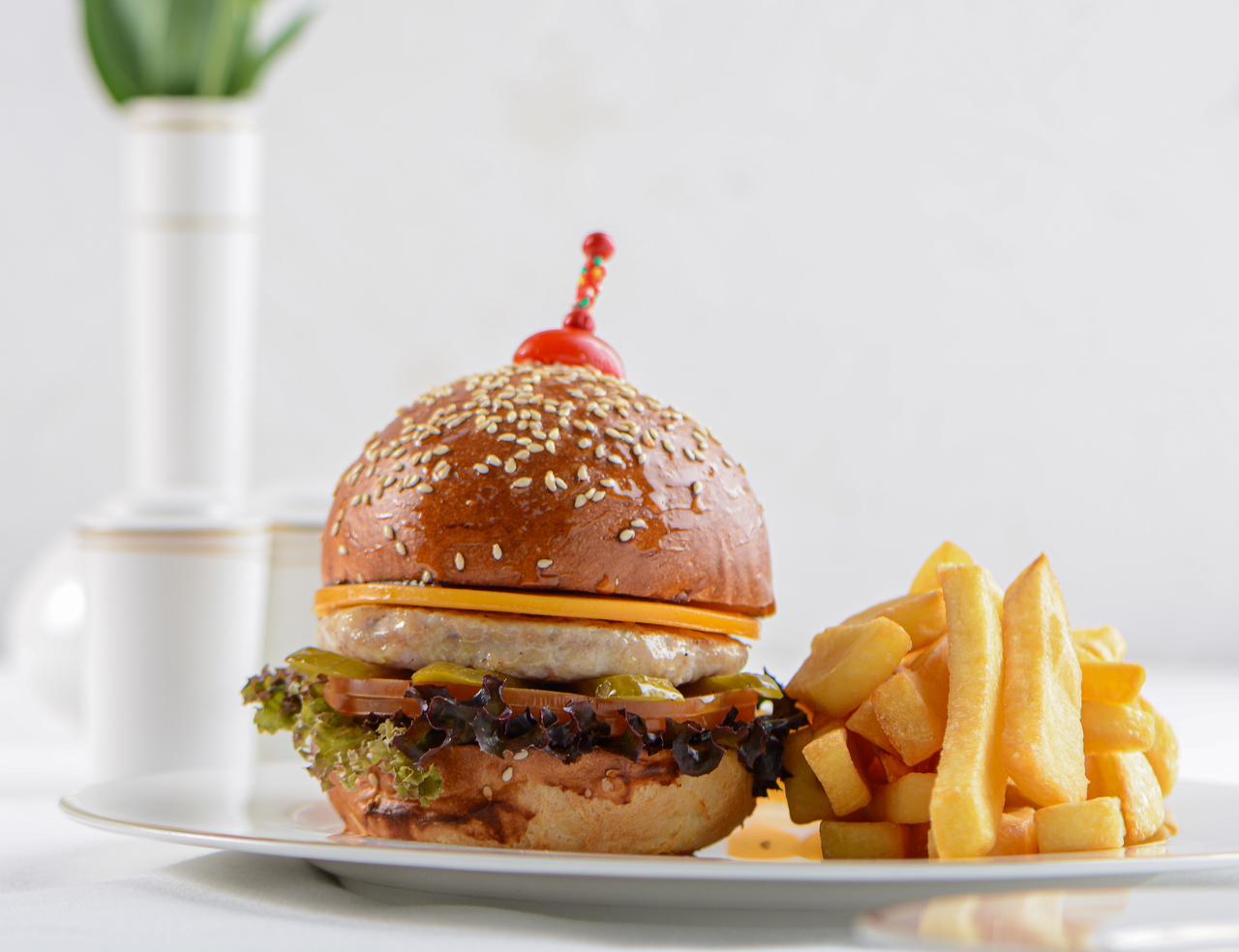 ميني برجر دجاج