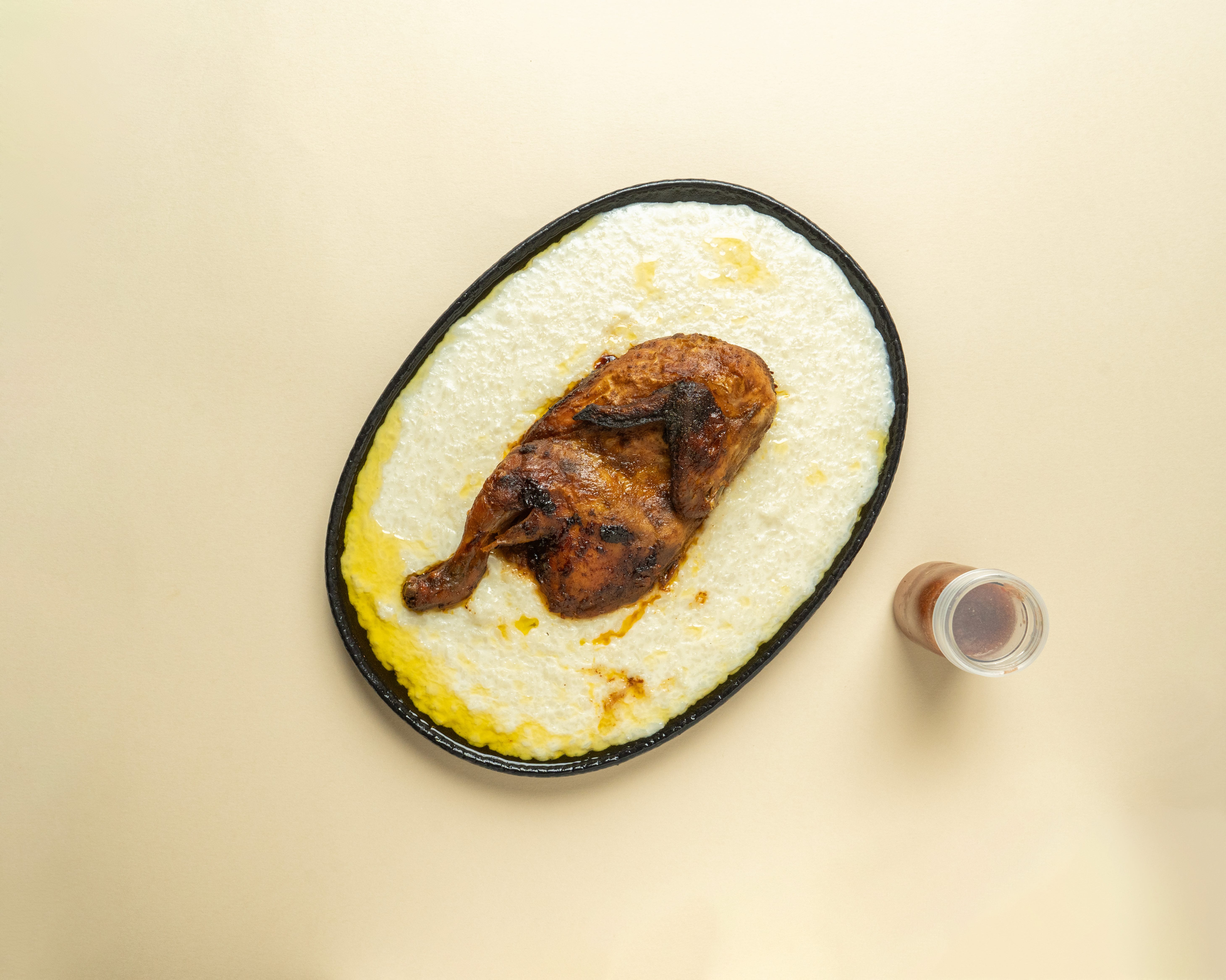 دجاج مقمر مع سليق حجازي