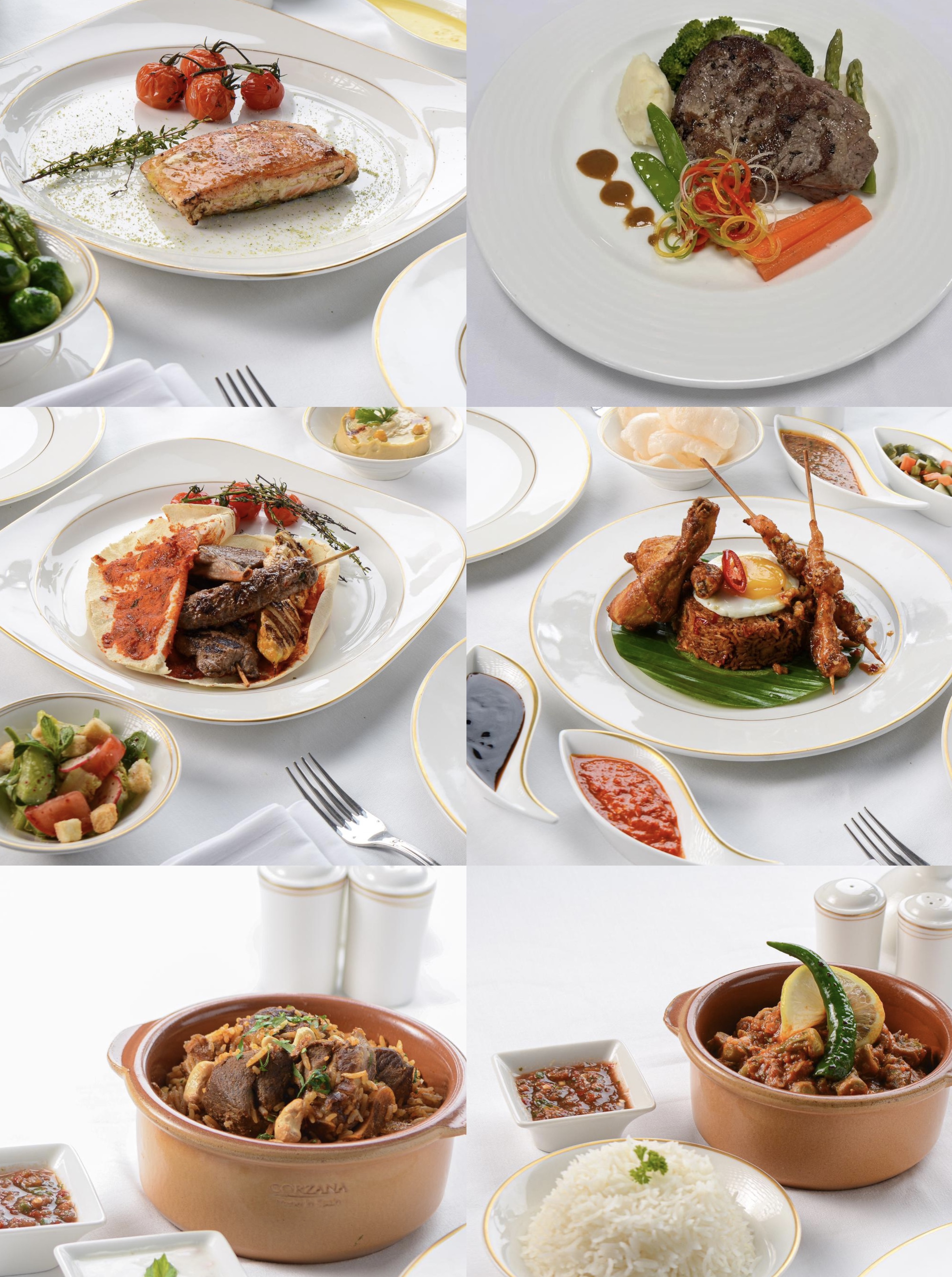 الأطباق الرئيسية